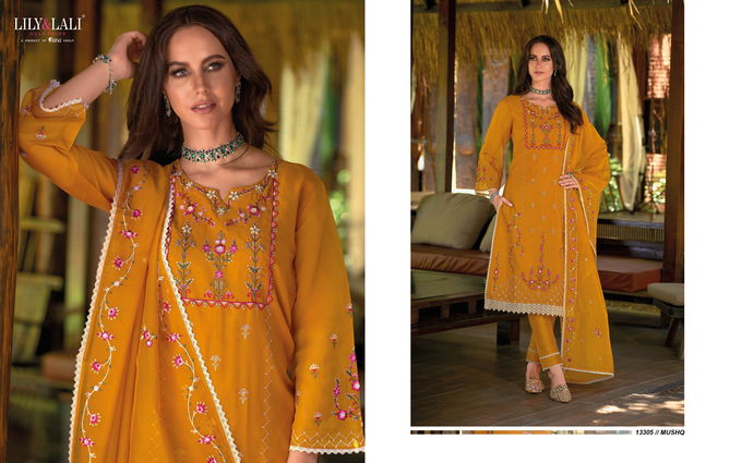 Mushq By Lily And Lali Embroidery Readymade Suits Catalog